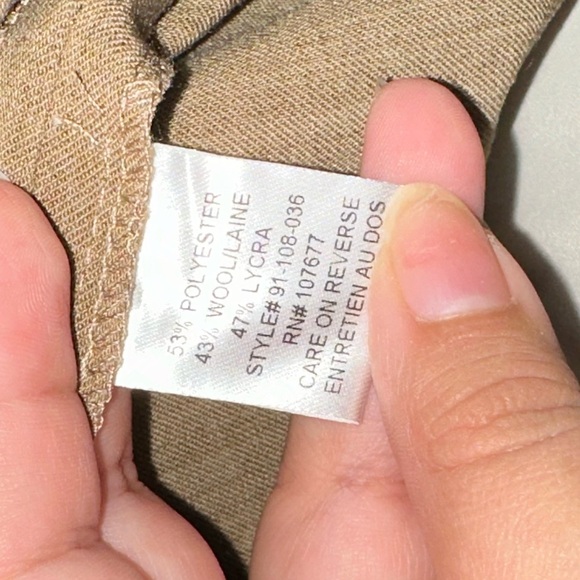 Alice & Olivia wool blend wide leg pants Sz 2 #G2 - Picture 4 of 4